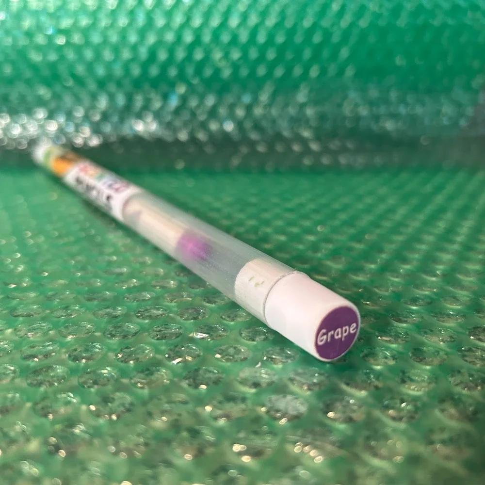 Smencils RETRO Colored -GRAPE SODA- Gourmet Scented Pencil Eco Newspaper